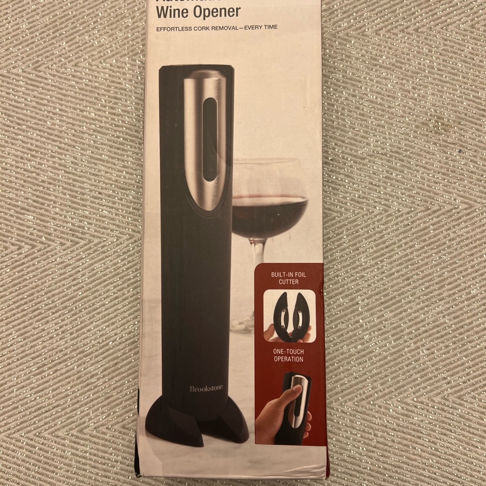 Brookstone Black Wine Opener